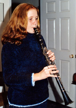 clarinet student