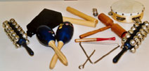 mixed percussion instruments